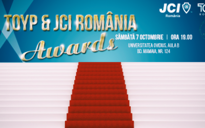 Gala TOYP & JCI România AWARDS pentru prima dată la Constanța pe 7 octombrie